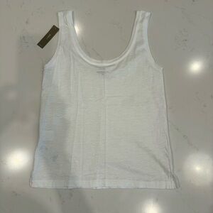 NWT J Crew Vintage Relaxed Fit Cotton T White XS